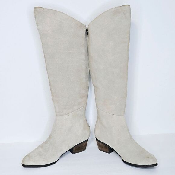 New! Dr. Scholl's Melrose Leather Suede Knee High Tall Boot - Picture 4 of 16